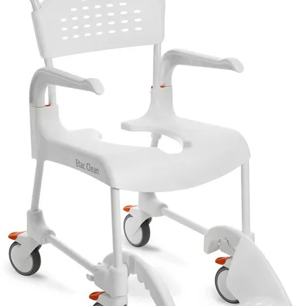 Toaletní a sprchový vozík Etac Clean 44cm bílý