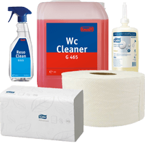Consumables for toilets and bathrooms