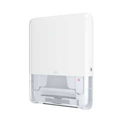 ZZ Tork PeakServe Mini plastic white paper towel dispenser