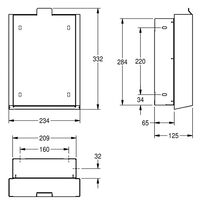 Kosz na odpady 3,7 litra EXOS Franke stal szlachetna matowa