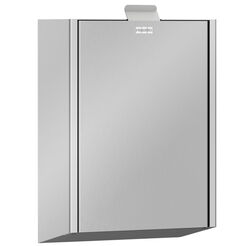 Cesto de basura de 3,7 litros KWC Exos, acero inoxidable mate
