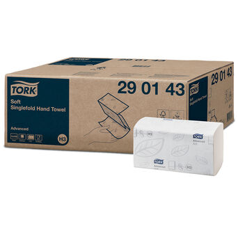 Toalla de papel ZZ Tork de 2 capas, 3750 unidades, blanco, papel reciclado