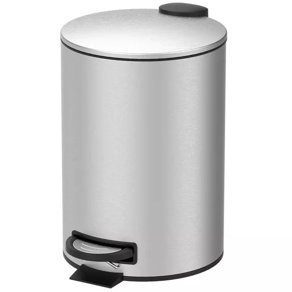 30 - liter pedal bin Sanitario ANTI - FINGER, matte stainless steel