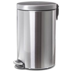 Faneco 20-liter matte steel trash can