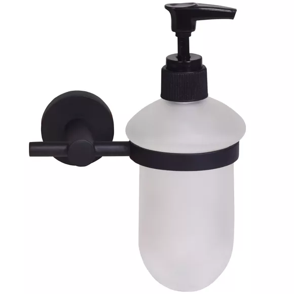Dispensador de cerámica de pared Bisk for You, negro ZnAl