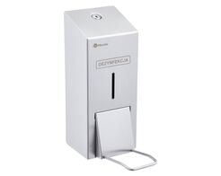 Dispensador de codo para desinfectante líquido Merida STELLA 1000 ml, acero inoxidable mate