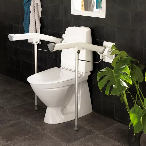 Toilettenstützgriff Etac Rex 70cm mit Fuß