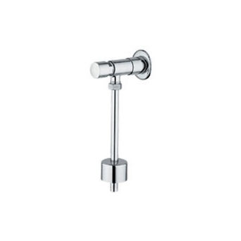 Wall-mounted push button urinal flush valve kit