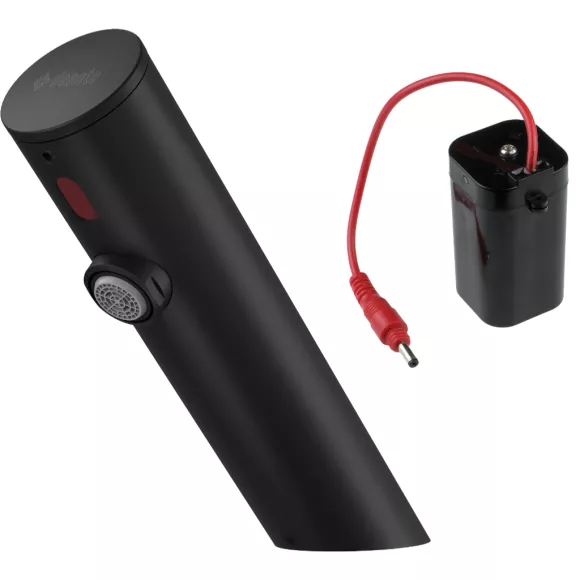 Bateria umywalkowa bez regulacji temperatury Deante Sense 3/8 stal kolor czarny, 4 × AA