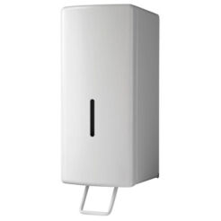 Dávkovač tekutého mydla Faneco 1,25 litra, oceľ, biela