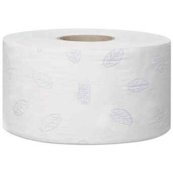 Toaletní papír mini Jumbo Tork 12 rolí 3 vrstvy 120 m průměr 18,7 cm bílá celulóza