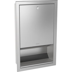 Dispensador de toallas de papel ZZ empotrable RODAN Franke acero mate