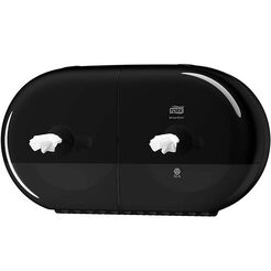 Twin mini toilet roll dispenser Tork SmartOne® black