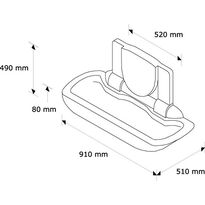 Przewijak skladany poziomy