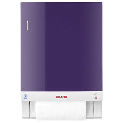 Non-touch cotton roller towel dispenser posh purple