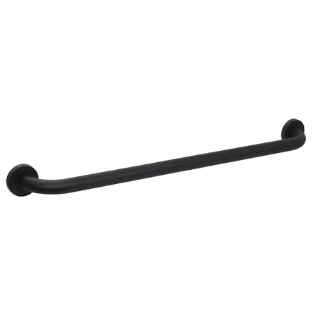 Bisk NIAGARA black steel shower handle, simple, 64 cm long.