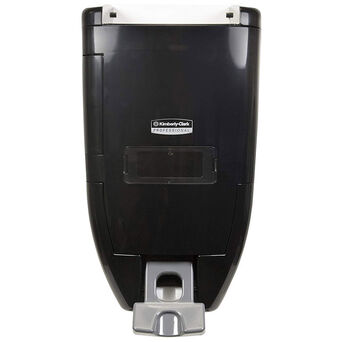 Dispensador de jabón colgante Kimberly Clark PROFESSIONAL de 3.5 litros, plástico negro