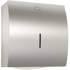Paper towel dispenser ZZ KWC STRATOS, matte stainless steel