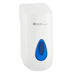 Dispensador de jabón líquido Merida TOP 0.8 litros ABS blanco - azul