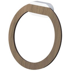Ovalný vešiak na uteráky Bisk BERGEN znal + HPL