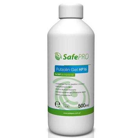 SafePRO gel de seguridad laboral para lavado de manos HP16 500 ml