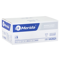 Papierové utierky ZZ Merida Economy 1 vrstva 4000 ks zelená makulatura