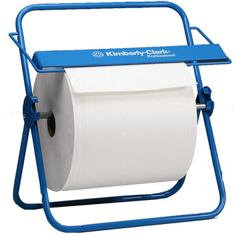 Roll wiper dispenser blue steel Kimberly Clark