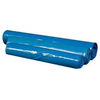 Bolsas de basura LDPE de 35 litros, 25 unidades, azules