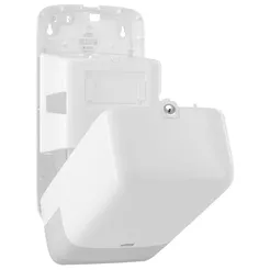 Toilettenpapier-Spender mit automatischem Rollenwechsel Tork, weißes ABS-Kunststoff