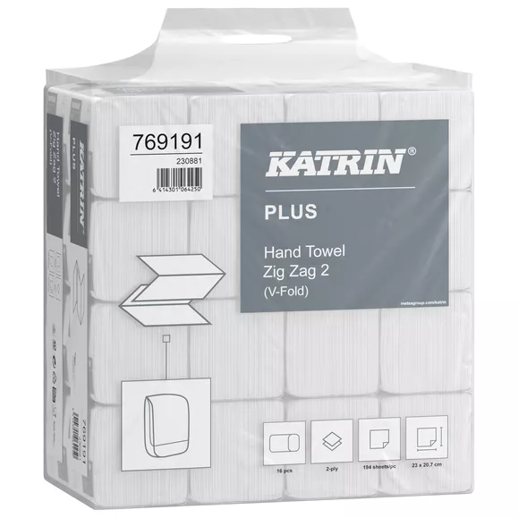 769191 Katrin Plus ręczniki ZZ 2-warstwowe Handy Pack
