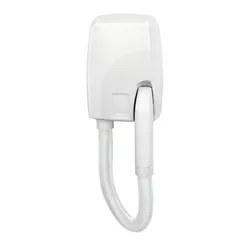 Vysoušeč vlasů 800W, bílý ABS plast