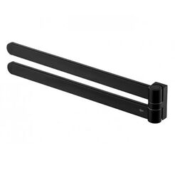 Bathroom towels hanger Bisk Futura Black