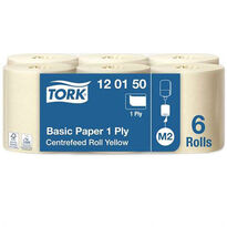 Czyściwo papierowe w mini roli do podstawowych zadań Tork żółte M2 6szt