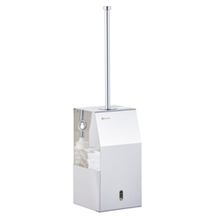 Závesná WC kefa Merida, lesklá oceľ