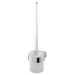 Wall-mounted toilet brush Bisk FUTURA Silver