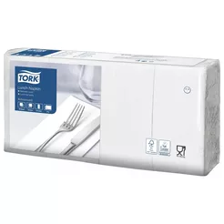 Cocktailservietten Tork 200 Stück, weiße Zellulose