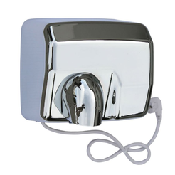 Merida STARFLOW Plus 2500 W hand dryer, polished stainless steel