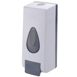 Dávkovač tekutého mydla Bisk M1 600 ml, biele ABS