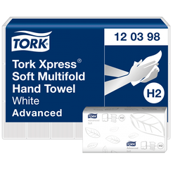 Tork Xpress Multifold Paper Towel 2-ply 3780 pcs white cellulose + waste paper
