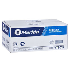 Utierka papierová ZZ Merida 2 vrstvy 3200 ks. Merida Top biela celulóza