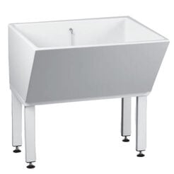 Fregadero de servicio KWC para lavado KWC 720 × 350/750 × 650/380 mm