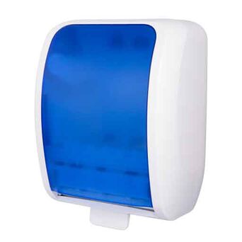 Dispenser pro papírové ručníky na roli COSMOS autocut JM-Metzger plastový modro-bílý