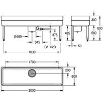 Komora warsztatowa z osadnikiem szlamu