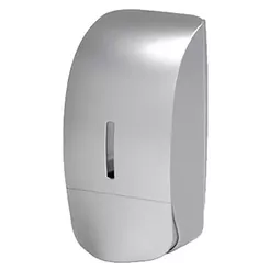 Dispensador de jabón líquido Sanitario 1000 ml, material ABS plateado
