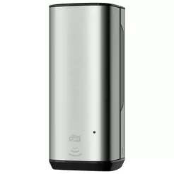 Dozownik bezdotykowy do mydła w piance Tork S4 1000 ml, stal nierdzewna i czarne tworzywo ABS