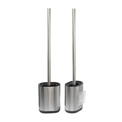 Wall-Mounted WC Brush, Matte Stainless Steel