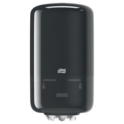 Podávač na papierové utierky vo forme rolky Tork mini čierny plast