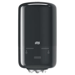 Dávkovač na papírové utěrky v roli Tork mini, černý ABS plast