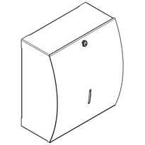 Uchwyt na dużą rolkę papieru toaletowego STRATOS - rys.1