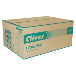 Paper towel ZZ Lamix Cliver Economic 1 layer 4000 pcs gray recycled paper